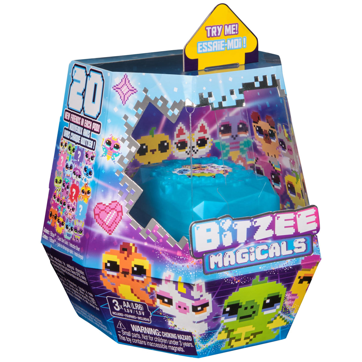 BITZEE Magicals gift-ready box scene emphasizes easy gifting and screen-free fun.