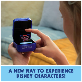 Disney characters glow on BITZEE screen for a screen-free activity.