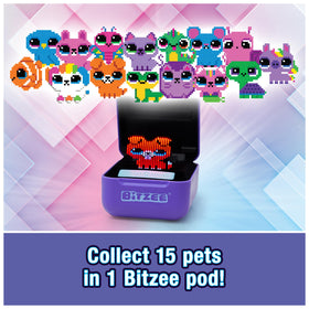 Adult Bitzee unlocks outfits and mini games for added fun.