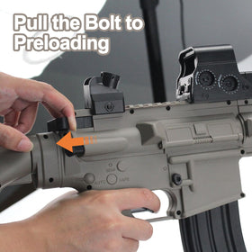 BIU BLASTER 30-Inch blaster battery image suggests long playtime between charges