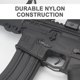 BIU BLASTER quad rail design fits accessories like flashlights.