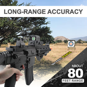 BIU BLASTER quad rail system for accessory customization.