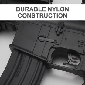 BIU BLASTER reinforced nylon construction for durable play.
