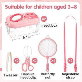 Biubee adjustable strap insect box for comfortable carrying