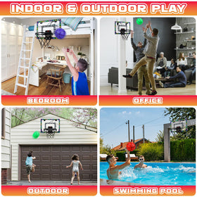 Biulotter easy-install over-door setup for solo or family play