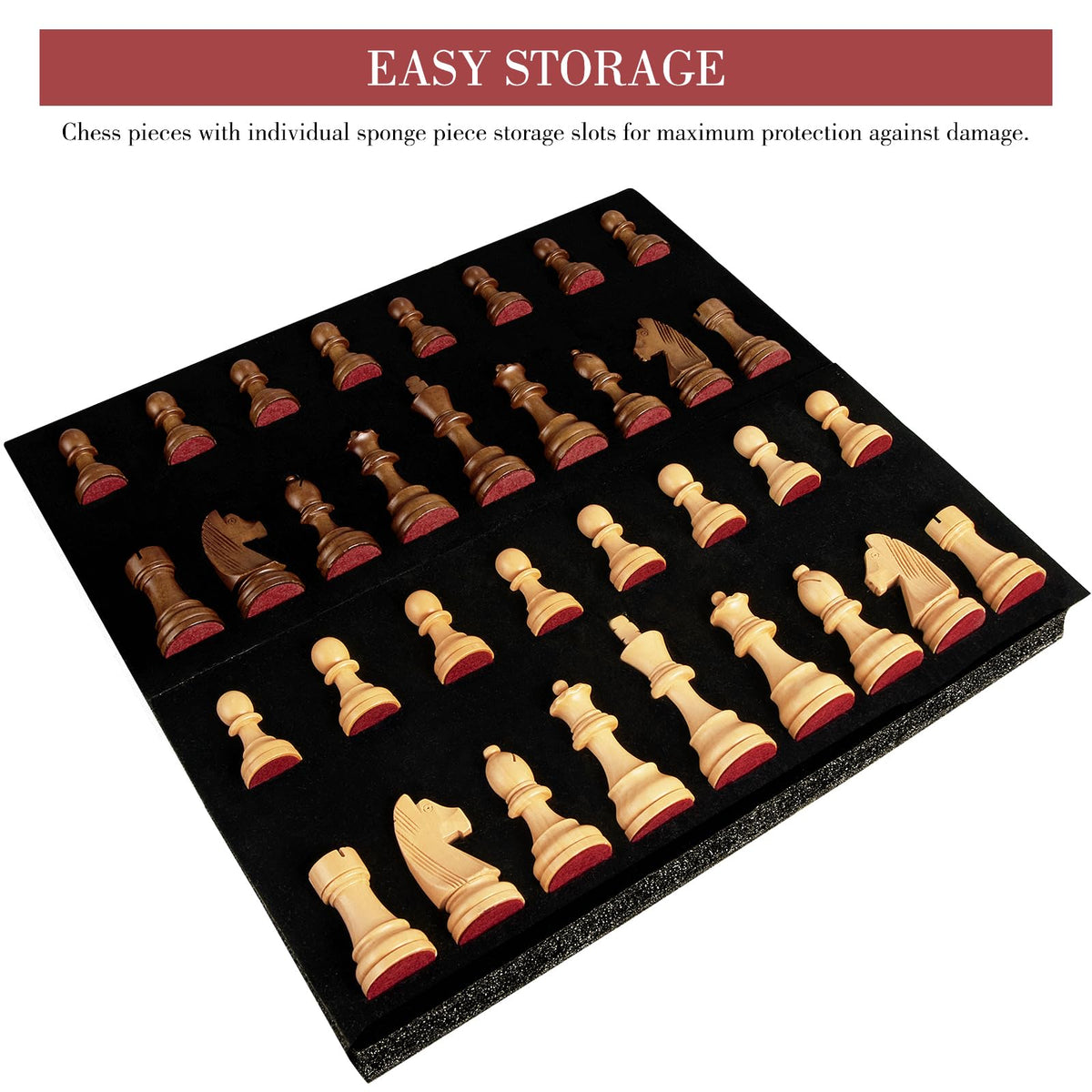 Versatile use at home, clubs, or tournaments with BIVOMON pieces
