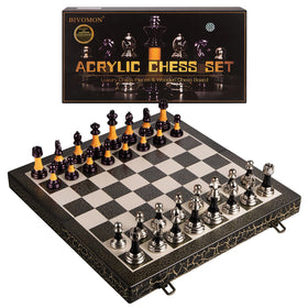 BIVOMON travel-friendly chess set for on-the-go entertainment.