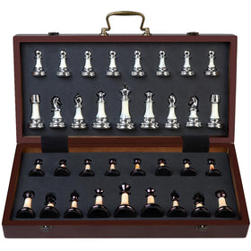 BIVOMON weighted acrylic chess pieces with stable balance