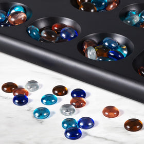 BIVOMON Mancala two-player setup supports quick start.
