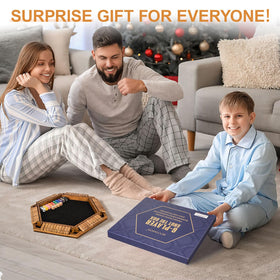 BIVOMON players enjoying a family game night with 1-6 setup