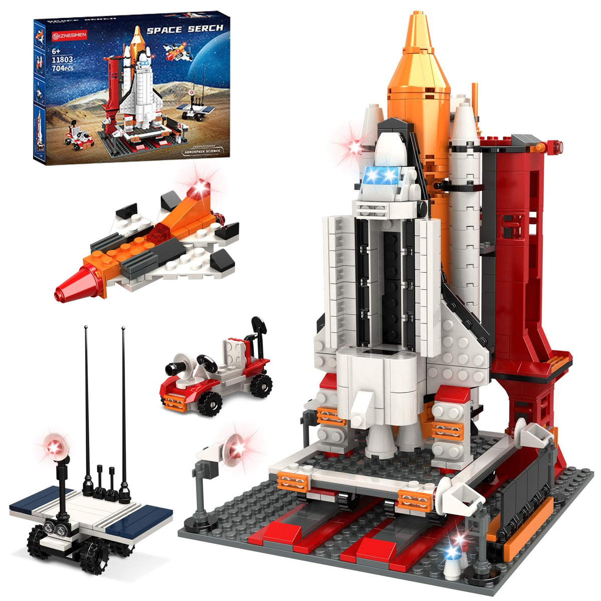 BIZNESMEN space shuttle launch site model inspires imaginative STEM play