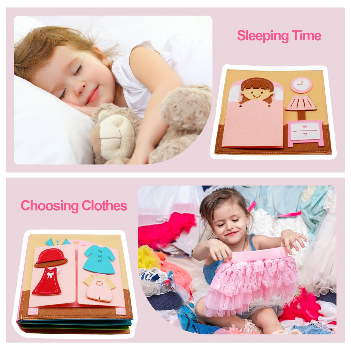 BizyKoady 3D felt characters scene sparks imaginative play and storytelling