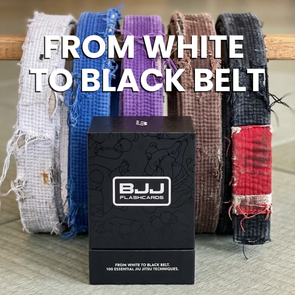 BJJ Stuff flashcards show color-coded positions for fast reference.