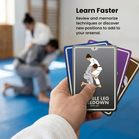 BJJ Stuff flashcards endure daily workouts with premium-quality construction.