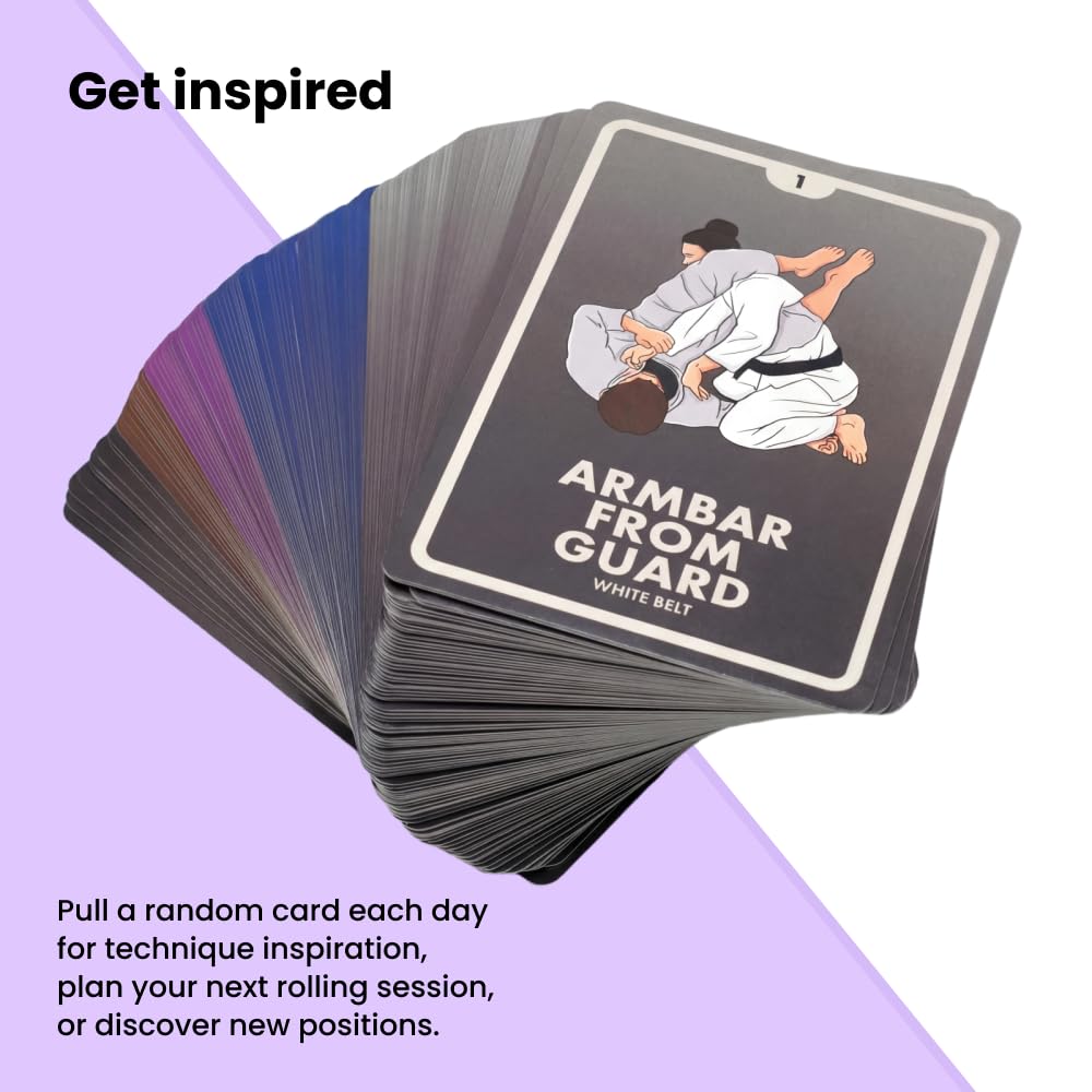 BJJ Stuff flashcards support grappling drills and move recall.