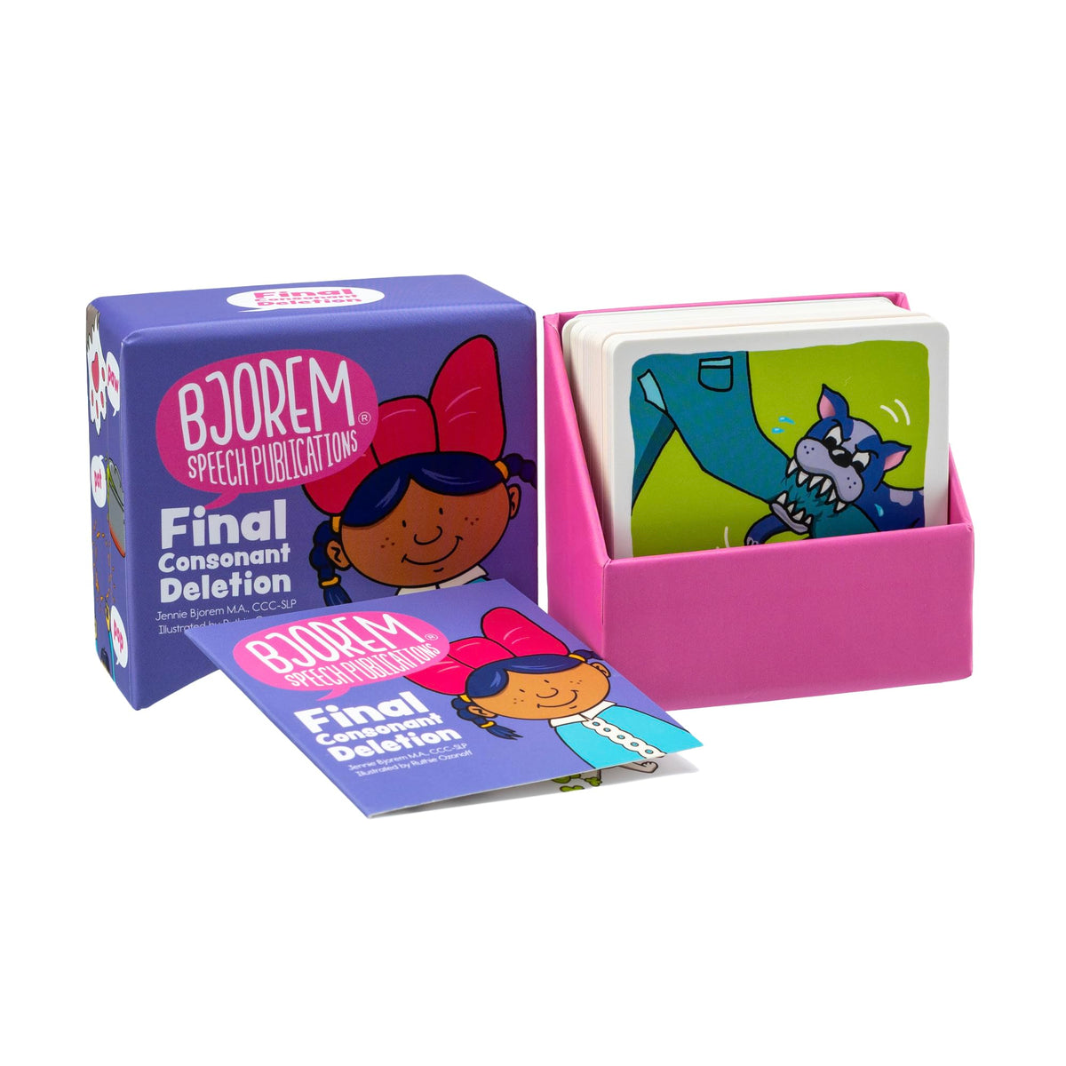Bjorem 36 full-color cards designed to sustain attention during speech therapy.