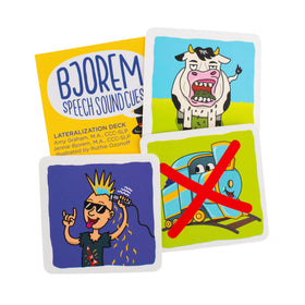 Bjorem Speech Lateralization Deck word lists for carryover, reinforcing correct sounds in everyday words.