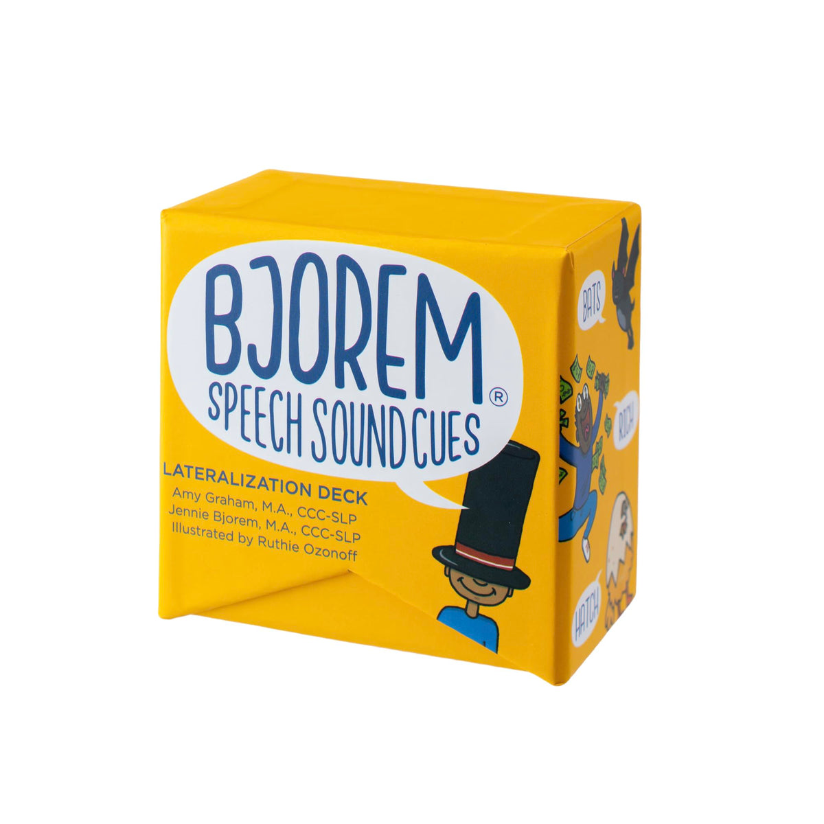 Bjorem Speech Lateralization Deck cue cards for /s/ and /z/ practice, encouraging clear articulation.