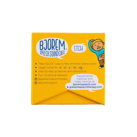 Bjorem Speech Lateralization Deck cue cards for /ʃ/ practice, promoting accurate placement.
