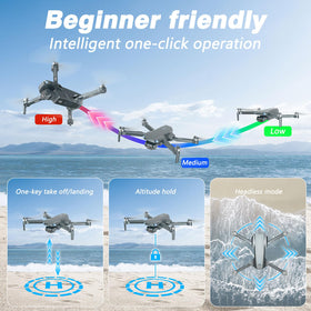 Drone offers up to 30 minutes of flight time with two batteries