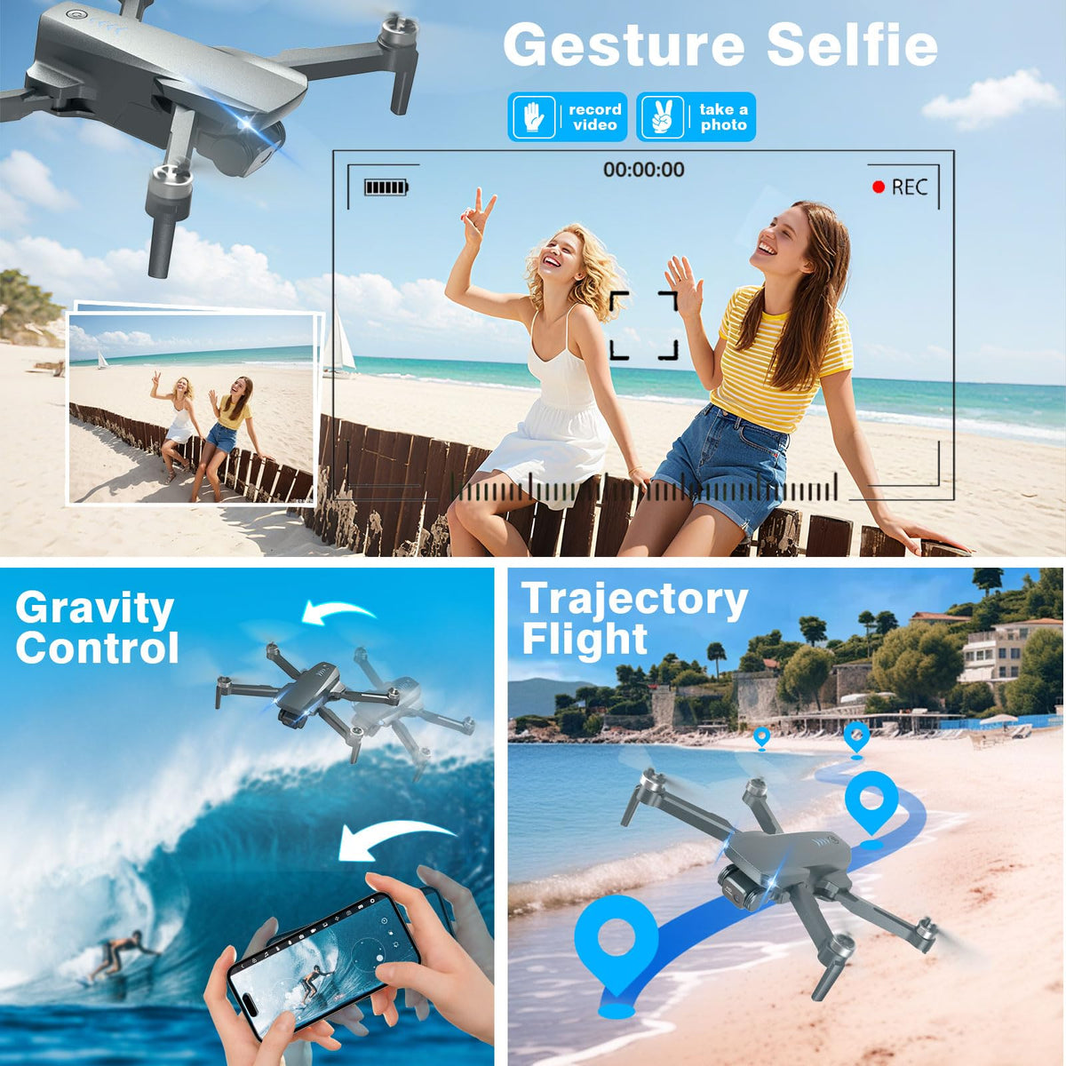 Brushless motors deliver quieter, steadier flights and longer life