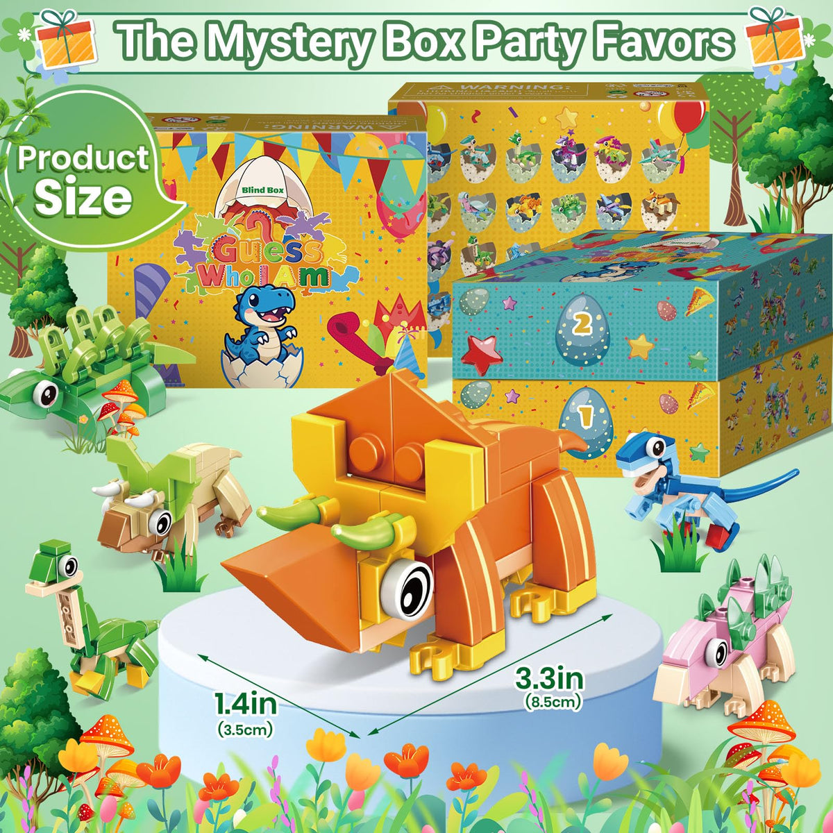 Bklved 3-in-1 transforming dinosaurs for versatile kid play