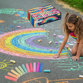 Bkpvr 4-inch jumbo chalk fits little hands for confident drawing