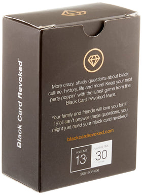 Black Card Revoked Edition X response cards speed up quick-play rounds.