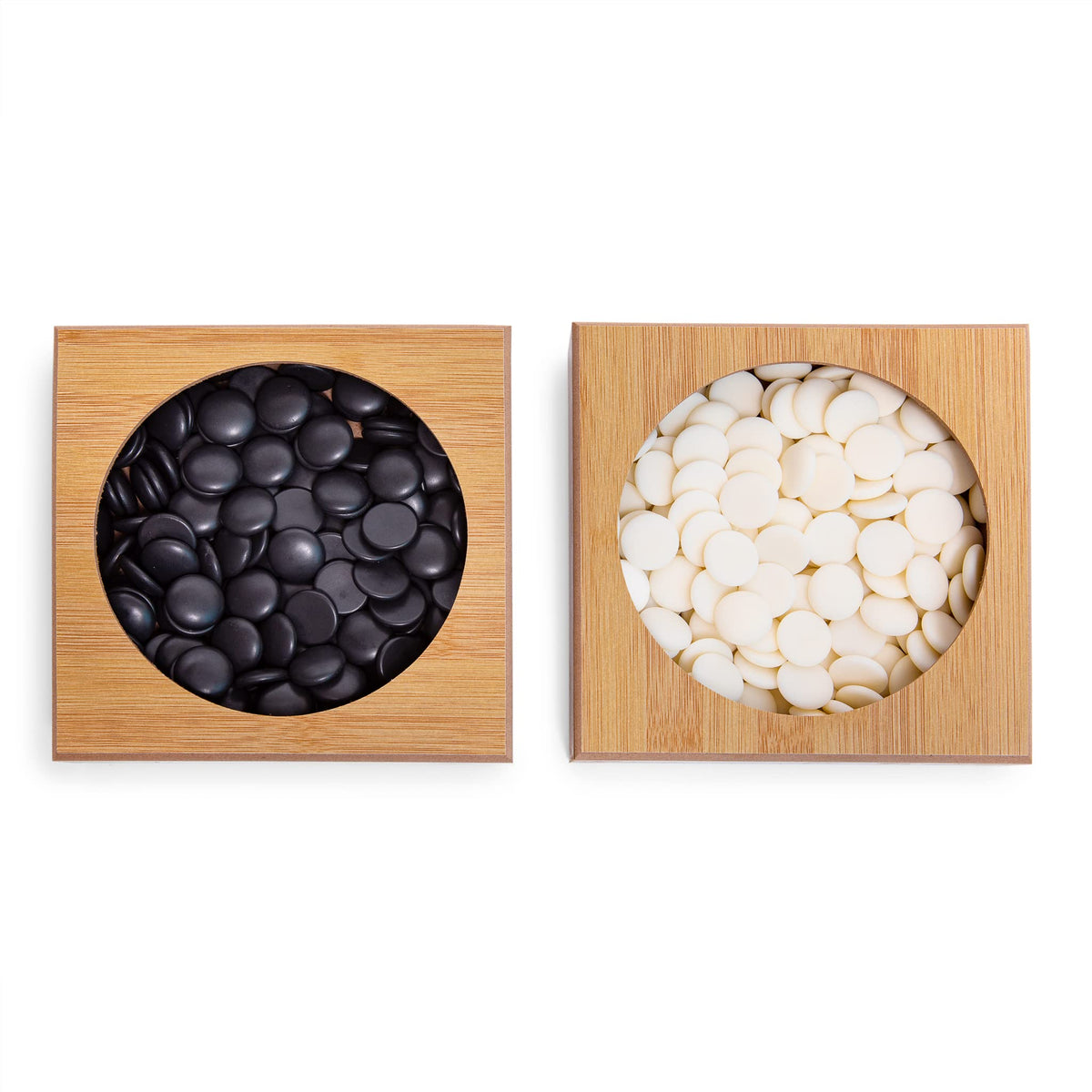 Black Long Di Fang gift-ready Go set ideal for board game lovers.