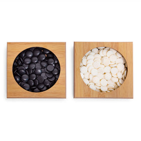 Black Long Di Fang gift-ready Go set ideal for board game lovers.