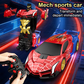 Blackma Transform RC Car uses durable ABS plastic for tough play.