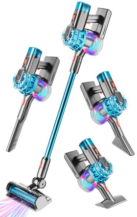 BLAXTEM 4-in-1 toy vacuum body with realistic suction for imaginative cleaning play.