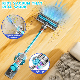 BLAXTEM 4-in-1 toy vacuum heads enabling versatile pretend cleaning activities.