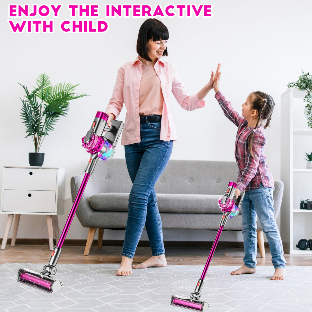 BLAXTEM kids cleaning playset in action sparks imaginative housekeeping moments.