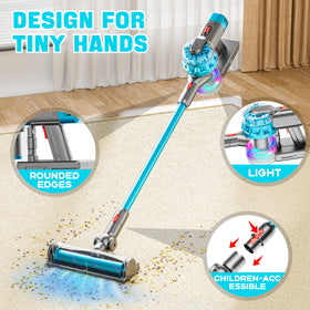 BLAXTEM crevice attachment reaches tight corners during pretend chores