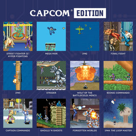 Blaze Entertainment Super Pocket Capcom Edition arcade collection image, 12 licensed Capcom games.