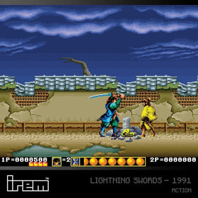 Blaze Evercade IREM Collection 1 10-Yard Fight arcade screenshot showcases classic action.