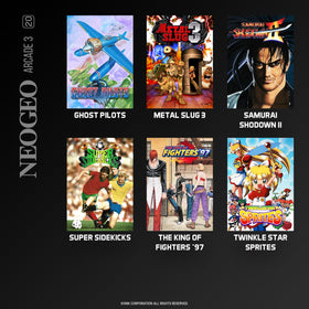 Blaze Evercade NEOGEO Arcade 3 — Samurai Shodown II highlights bold sword fighting.