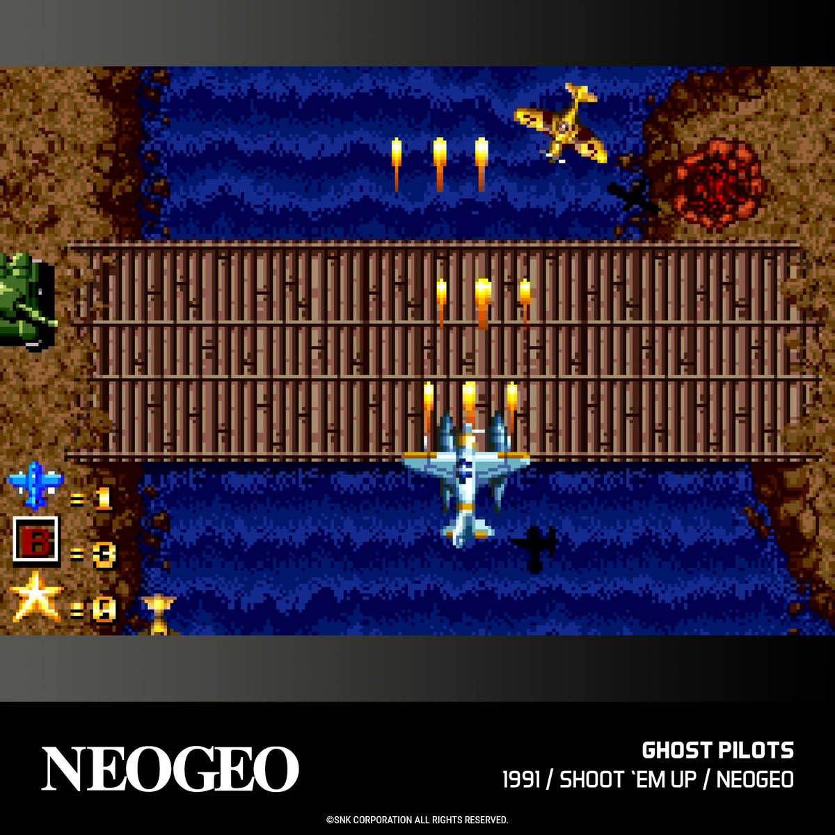 Blaze Evercade NEOGEO Arcade 3 — Twinkle Star Sprites vibrant visuals for cooperative play.