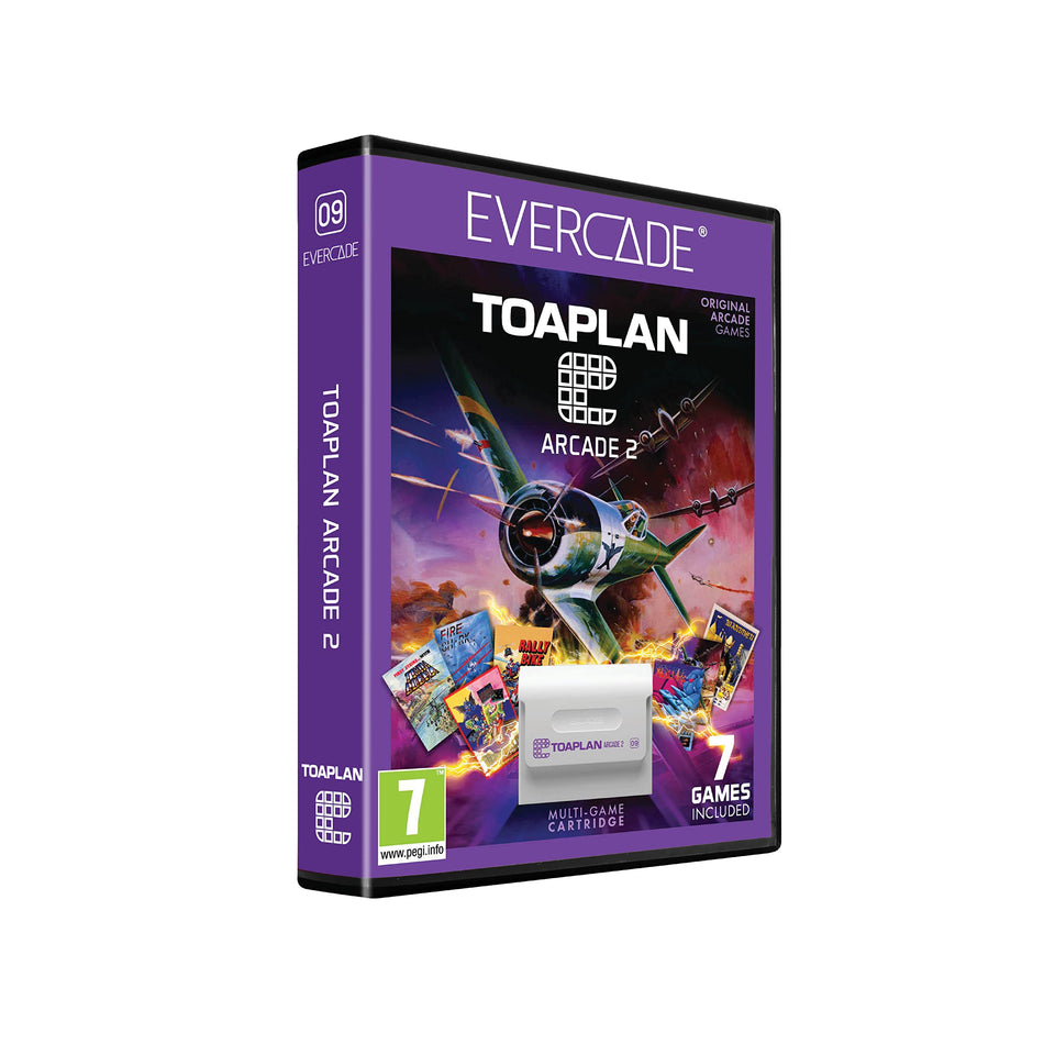 Blaze Evercade Toaplan Arcade Collection front cover showcases classic action for retro gamers