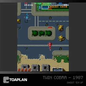 Rally Bike gameplay on Blaze Evercade Toaplan cartridge featuring colorful racing action