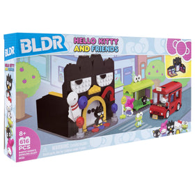 BLDR Badtz-Maru bowling lanes promote hands-on construction fun.