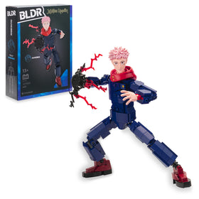 BLDR Yuji Itadori figure front view, articulation for dynamic poses