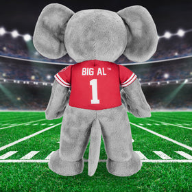 Bleacher Creatures Alabama Crimson Tide Al the Elephant plush embellishments showcase official branding.