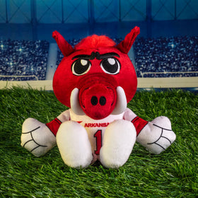 Arkansas Razorbacks Kuricha 8-inch plush, cute collectible design.