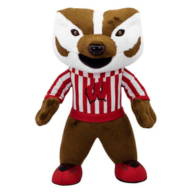 Bleacher Creatures Bucky Badger 10-inch plush ready for cozy display and play.