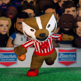 Bleacher Creatures Bucky Badger gift-ready plush ideal for fans.