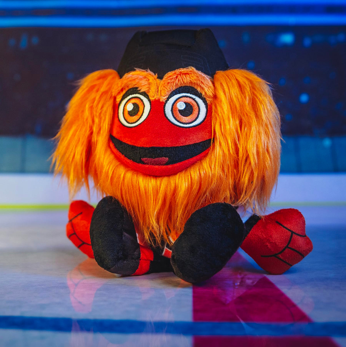 Bleacher Creatures Gritty 8-Inch Plush sitting pose ideal for collectors