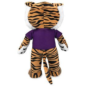 Bleacher Creatures LSU Mike the Tiger plush highlights soft fabric and durability