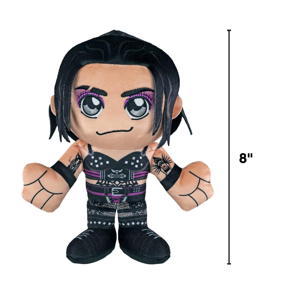 Bleacher Creatures Rhea Ripley Kuricha plush, side view shows cute proportions.